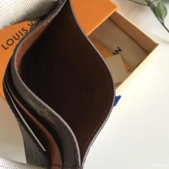 WIS 50DOUBLE VUITTON HOLDER CARD BANDOULIERE LOUIS 0702
